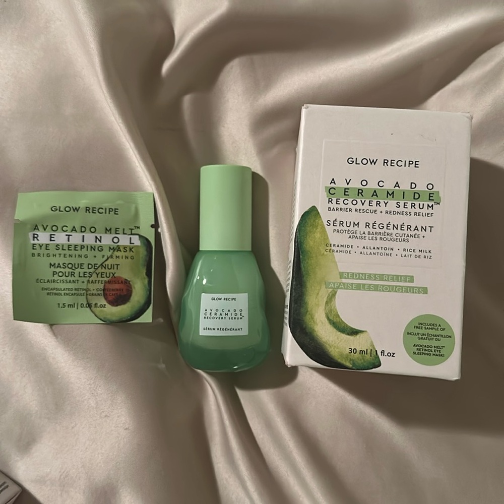 Glow recipe Avicado Cerimide recovery serum